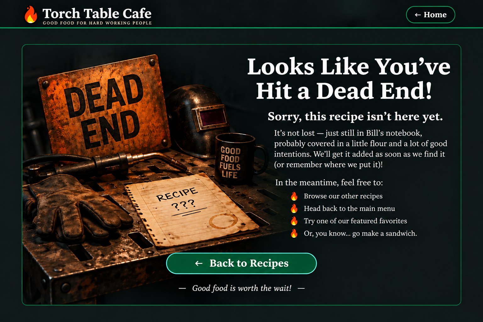 Looks like you've hit a dead end. This recipe isn't here yet.